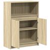 vidaXL Buffet avec LED ch&ecirc;ne sonoma 72x34x100 cm bois d'ing&eacute;nierie