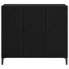 vidaXL Buffet Ch&ecirc;ne noir 34 x 90 x 80 cm Bois d'ing&eacute;nierie