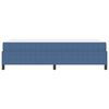 vidaXL Cadre de lit avec matelas Bleu 90 x 200 cm tissu