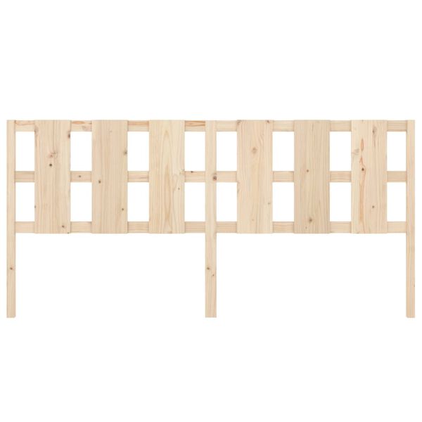 vidaXL T&ecirc;te de lit 205,5x4x100 cm Bois massif de pin
