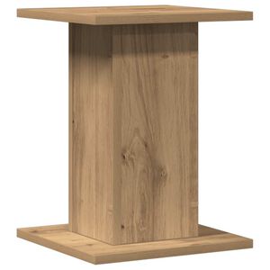 vidaXL Supports de haut-parleurs 2 pcs ch&ecirc;ne artisanal bois ing&eacute;nierie