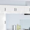 vidaXL Armoire de cuisine avec &eacute;tag&egrave;re Blanc brillant 50 x 31 x 40 cm