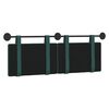 vidaXL T&ecirc;te de lit suspendue Uni Vert fonc&eacute; 150 x 55 x 5 cm tissu