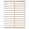 vidaXL Cadre de lit sans matelas blanc 140x200 cm bois massif