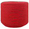 vidaXL Corde en coton 6 mm 50 m Rouge 100% Coton