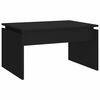vidaXL Table basse noir 68x50x38 cm bois d'ing&eacute;nierie