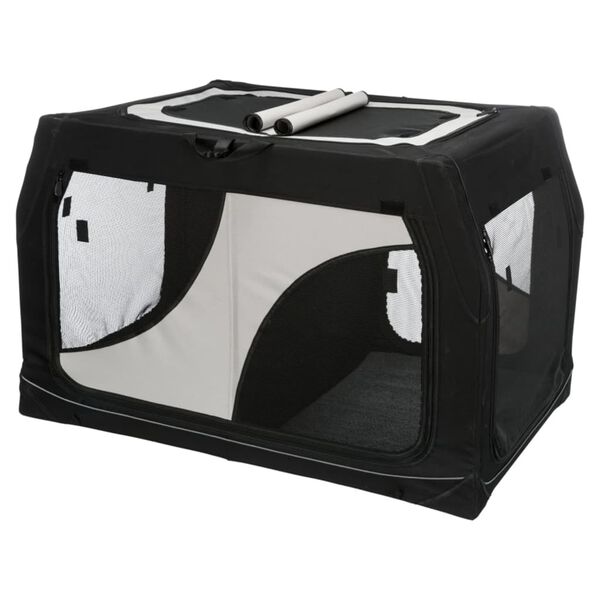 TRIXIE Chenil double mobile Vario Noir et gris