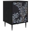 vidaXL Table de chevet DOKKUM Ch&ecirc;ne noir 36 x 33 x 51 cm