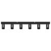 vidaXL Spot de plafond Noir 73 x 6,5 x 11,5 cm M&eacute;tal