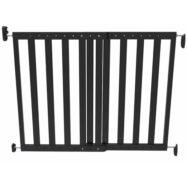 Noma Barri&egrave;re de s&eacute;curit&eacute; extensible 63,5-106 cm Bois Noir 93743