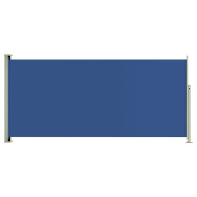 vidaXL Auvent latéral rétractable de patio 140x300 cm Bleu