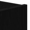 vidaXL Meuble TV mural Ch&ecirc;ne noir 80 x 35 x 31 cm Bois d'ing&eacute;nierie