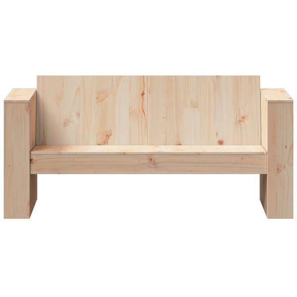 vidaXL Canap&eacute; de jardin 2 places 134x60x62 cm bois de pin massif