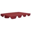 vidaXL Toit de rechange balan&ccedil;oire bordeaux 150/130x105/70 cm
