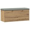 vidaXL Banc de rangement Ch&ecirc;ne artisanal 102x42x45 cm Bois d'ing&eacute;nierie