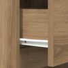 vidaXL Tables de chevet 2 pcs ch&ecirc;ne artisanal 39x35x65 cm