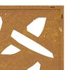 vidaXL D&eacute;coration murale jardin 105x55 cm design de feuille de bambou