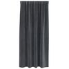vidaXL Rideaux occultants 2 pcs Gris clair 140 x 175 cm Velours
