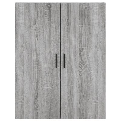 vidaXL Armoire murale sonoma gris 69,5x34x90 cm