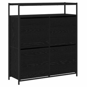 vidaXL Cabinet &agrave; chaussures 100 x 34 x 112 cm Bois d'ing&eacute;nierie