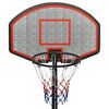 vidaXL Support de basket-ball Noir 282-352 cm Polyéthylène