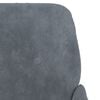 vidaXL Fauteuil Gris foncé 62x79x79 cm Velours