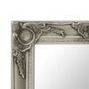 vidaXL Miroir mural style baroque 50x50 cm Argent&eacute;