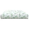 vidaXL Coussin de palette &agrave; motif de feuilles 120x80x12 cm Tissu