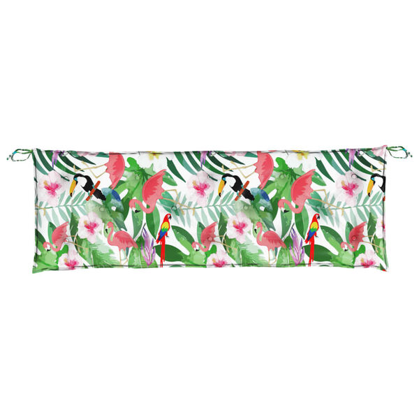 vidaXL Coussin de banc de jardin multicolore 150x50x7 cm tissu oxford