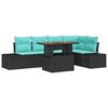 vidaXL Ensemble de canap&eacute; de jardin 6 pc 5-Nombre de places