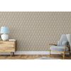 DUTCH WALLCOVERINGS Papier peint Geometric Dor&eacute; et vert