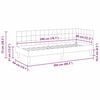 vidaXL Cadre de lit d'angle Gris fonc&eacute; 80 cm x 200 cm Velours