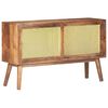 vidaXL Buffet 112x30x65 cm Bois de manguier massif