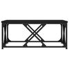 vidaXL Table basse noir 70x70x30 cm bois d'ing&eacute;nierie