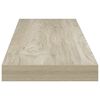 vidaXL &Eacute;tag&egrave;res murales flottantes 4 pcs Ch&ecirc;ne 80x23,5x3,8 cm MDF