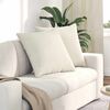vidaXL Coussins de canap&eacute; 2 pcs Cr&egrave;me 80 x 80 cm