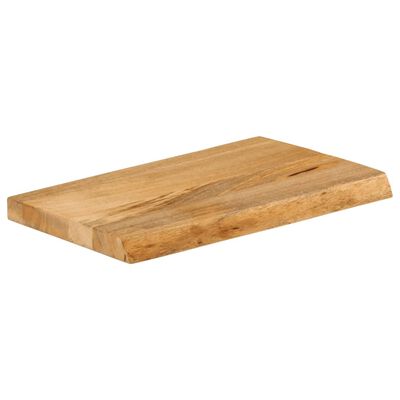 vidaXL Dessus de table à bord vivant 60x40x3,8 cm bois massif manguier