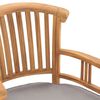 vidaXL Ensemble &agrave; manger de jardin 3pcs avec coussins bois teck solide