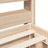 vidaXL Cadre de lit sans matelas 135x190 cm bois de pin massif