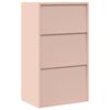 vidaXL Armoire de rangement Rose 60 x 40 x 90 cm Acier Lamin&eacute; &agrave; Froid
