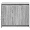 vidaXL Buffet avec LED sonoma gris 72x34x61 cm bois d'ing&eacute;nierie