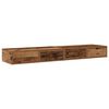 vidaXL Tiroirs de lit avec tiroir Bois ancien 140 x 36,5 x 16,5 cm