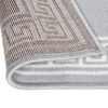 vidaXL Tapis BCF Gris avec motif 100x350 cm