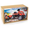 Smoby Tracteur &agrave; enfourcher enfant avec remorque Farmer XL Rouge