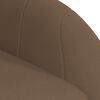 vidaXL Tabourets de bar lot de 2 Marron Tissu