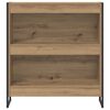 vidaXL Biblioth&egrave;que Ch&ecirc;ne artisan 80 x 30 x 155 cm Bois d'ing&eacute;nierie