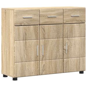 vidaXL Buffet FLORIN 88,5 x 30,5 x 73 cm Ch&ecirc;ne Sonoma