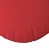 vidaXL Coussins de si&egrave;ge 2 pcs Rouge &Oslash;40 x 13 cm tissu