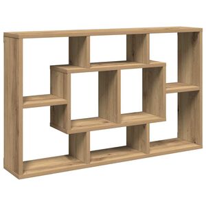 vidaXL &Eacute;tag&egrave;re murale Ch&ecirc;ne artisanal 85 x 16 x 52,5 cm Bois d'ing&eacute;nierie