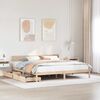 vidaXL Cadre de lit sans matelas 200x200 cm bois massif de pin